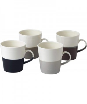Coffee Studio 40032948 Mug Grande Mixed Set of 4- Porcelain- 18.9 oz. - Mixed - CA18EI8LHSL $43.49 Tableware