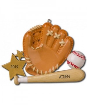 Personalized Baseball Sports Christmas Ornament - C0127ML5AHX $14.35 Ornaments