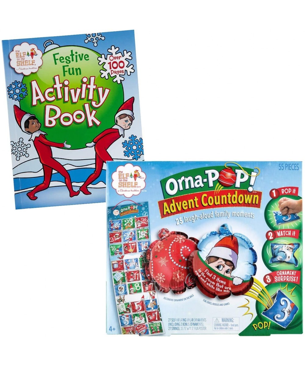 Christmas Calendar Activity 2 Pack Orna-Pop Advent Calendar and Festive Fun Activity Book - CN18OI80K6Z $30.91 Advent Calendars