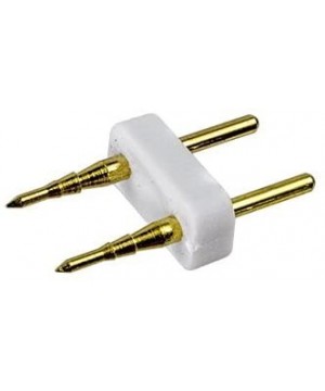 Power Connector(Pin) for ETL Listed 120V LED NEON- Pack of 10 Units - Power Connector (Pin) - CJ188CAGEYL $8.03 Rope Lights