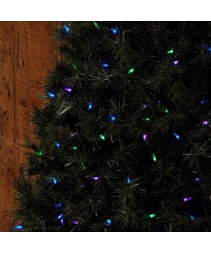 Premium Mini LED Christmas Lights - 70 Purple- Blue & Green String Lights - Indoor & Outdoor - 23.6-Foot Strand - Purple- Blu...