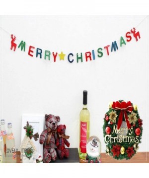 Christmas Wreath Merry Christmas 12 Iches Front Door Ornament Wall Artificial Pine Garland for Party Decor - CA18LH4IHA0 $20....
