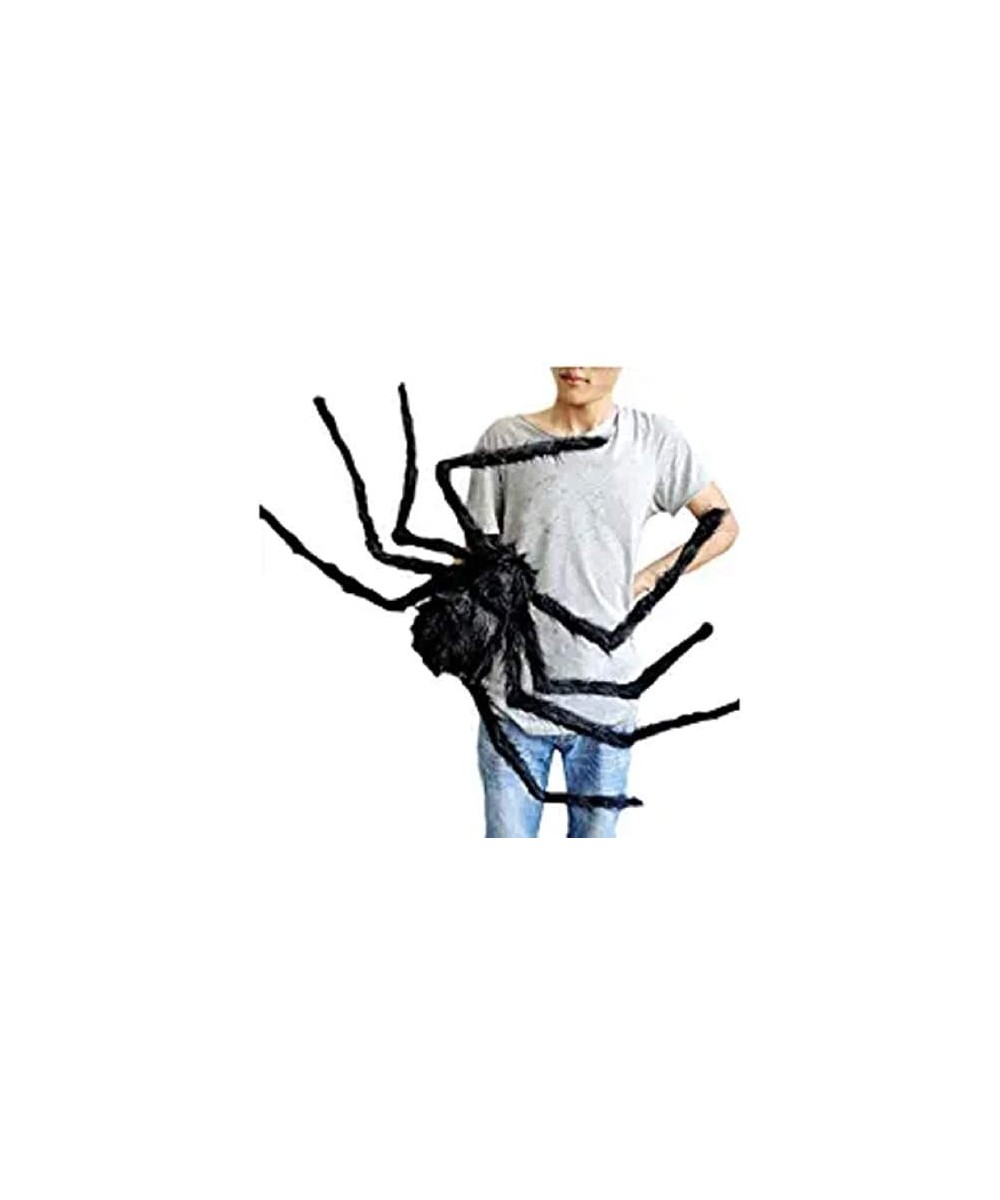 Halloween Decorations- 60 Inches Giant Halloween Spider with Spider Web- Best Choice for Halloween Outdoor Decorations- Party...