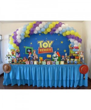 Toy Story 4 Birthday Party Supplies- 16 Serves Set Including Invitations Card- Napkins- Plates- Cups- Knives- Forks- Spoons- ...