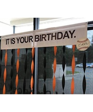 IT is Your Birthday.Vinyl Birthday Party Banner with with Metal Hanging Rings - CW18WNZRKR5 $4.97 Banners