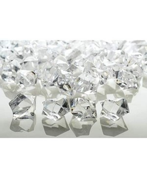 Clear Colored Gemstones Acrylic Crystal Wedding Table Confetti Vase Filler (3/4 lb Bag) - Clear - C511B030FRB $9.14 Confetti
