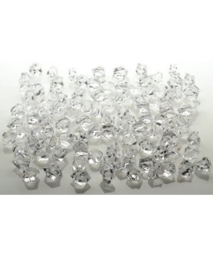 Clear Colored Gemstones Acrylic Crystal Wedding Table Confetti Vase Filler (3/4 lb Bag) - Clear - C511B030FRB $9.14 Confetti