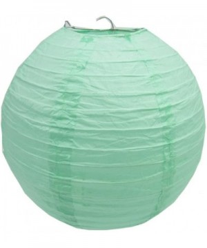 Round Paper Lanterns Lamp Wedding Birthday Party Decoration Available Sizes 4" to 18" (Mint Green- 4"/10CM) - Mint Green - CA...