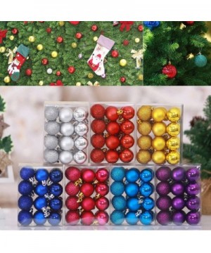24PCS Christmas Ball Ornaments Sets for Christmas Tree Decorations- 1.18" Small Shatterproof Xmas Decor Pendant-Perfect Hangi...