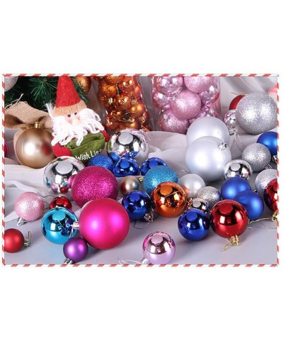 24PCS Christmas Ball Ornaments Sets for Christmas Tree Decorations- 1.18" Small Shatterproof Xmas Decor Pendant-Perfect Hangi...