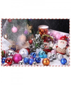 24PCS Christmas Ball Ornaments Sets for Christmas Tree Decorations- 1.18" Small Shatterproof Xmas Decor Pendant-Perfect Hangi...