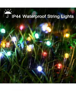 Solar Outdoor String Christmas Lights 33Ft 100LED Patio Lighting for Outside Yard Gazebo Party Wedding Tents Porch Xmas Garde...