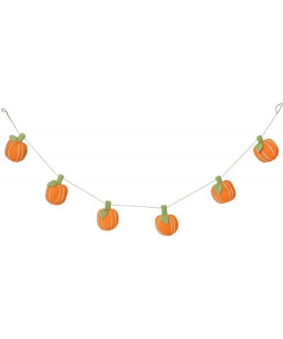 Handmade Felt Pumpkin Garland (48 inches Long) for Halloween Decoration Home Decoration Party Decoration - CX18T0SK0IL $23.88...