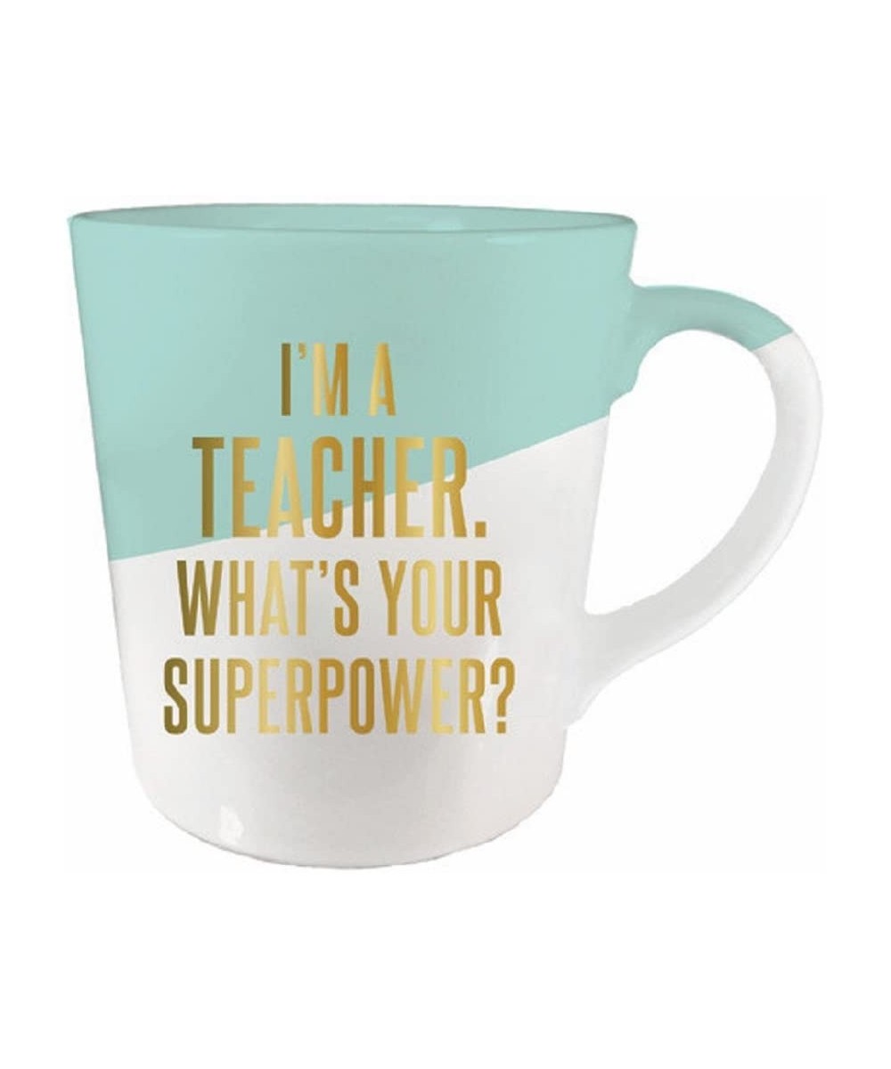 Coffee Mug- 14-Ounce- Teacher Superpower - Teacher Superpower - CD186UHZDZA $10.61 Tableware