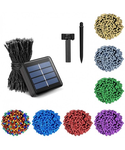 Solar Christmas String Lights-72FT 200 LED 8 Modes Solar Powered Christmas Lights Outdoor String Lights Waterproof Fairy Ligh...