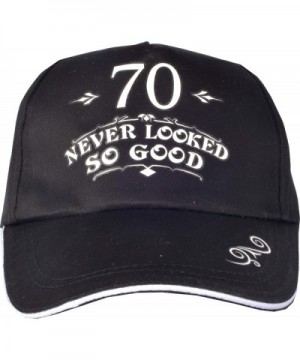 70th Birthday Gifts for Men- 70th Birthday Hat and Sash Men- 70 Never Looked So Good Baseball Cap and Sash- 70th Birthday Par...