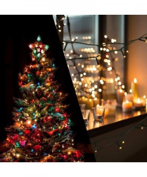Solar Christmas String Lights-72FT 200 LED 8 Modes Solar Powered Christmas Lights Outdoor String Lights Waterproof Fairy Ligh...