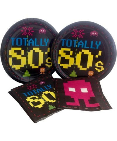 Totally 80's Arcade Birthday Party Bundle with Paper Plates and Napkins for 16 Guests - CE18E4DKRLH $18.46 Party Packs