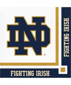 Notre Dame Beverage Napkins- 60 ct - CT1997HWZU9 $11.51 Tableware