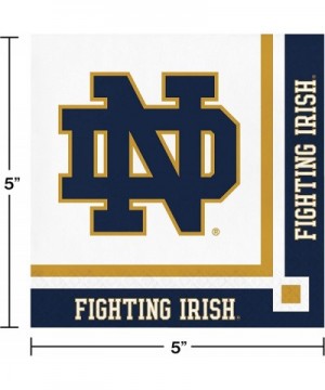 Notre Dame Beverage Napkins- 60 ct - CT1997HWZU9 $11.51 Tableware