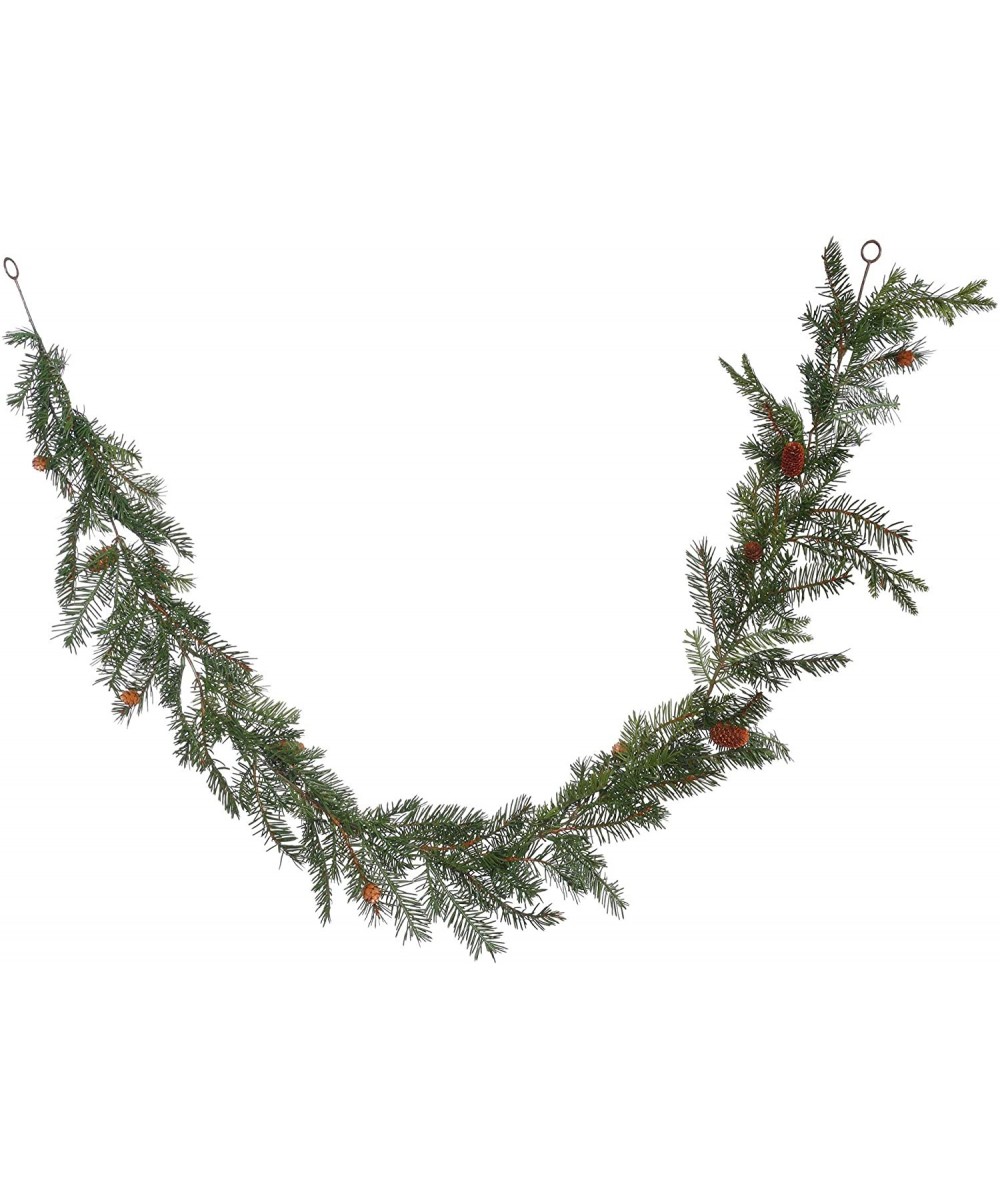 Unlit Douglas Fir Artificial Garland Artificial Pine Cones- 6' x 12 - C91262YL83H $20.58 Garlands