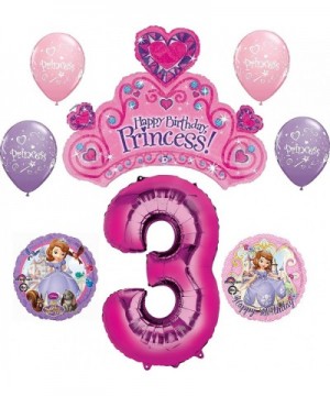 Disney's Sofia the First 3rd Happy Birthday Party Balloons Decorations Supplies - C211N0RAAKZ $19.58 Balloons