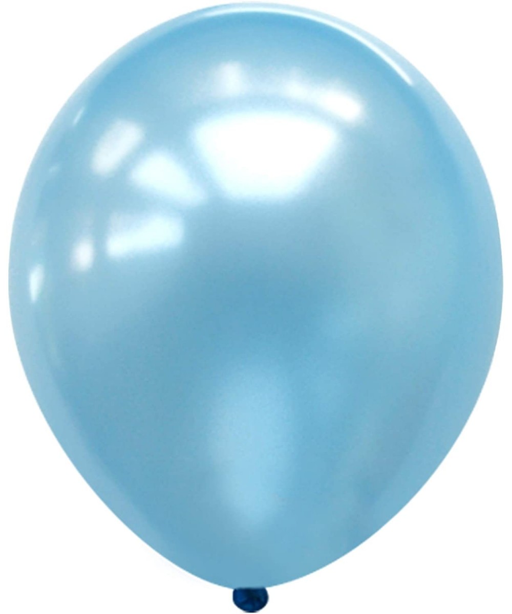 5" Pearl Light Blue Premium Latex Balloons - Great for Kids - Adult Birthdays- Weddings - Receptions- Baby Showers- Water Fig...