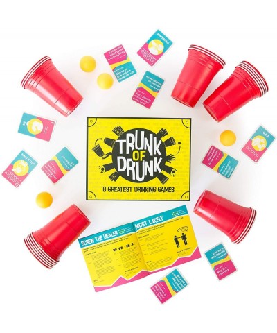 Trunk of Drunk - 8 Greatest Drinking Games (Beer Pong- Ring of Fire- Never Have I Ever and More) - CY180A82D2H $17.84 Party G...