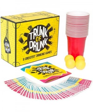 Trunk of Drunk - 8 Greatest Drinking Games (Beer Pong- Ring of Fire- Never Have I Ever and More) - CY180A82D2H $17.84 Party G...