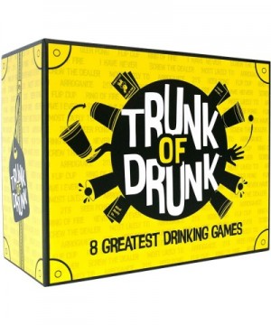 Trunk of Drunk - 8 Greatest Drinking Games (Beer Pong- Ring of Fire- Never Have I Ever and More) - CY180A82D2H $17.84 Party G...