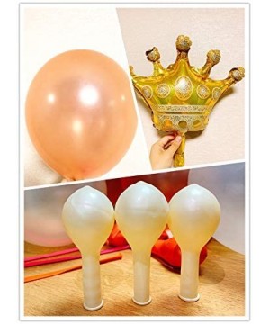 Large Size Crown Rose Gold Foil Number Balloons- Automatic Sealing- Can be Combined- Can be Used As Helium Balloons- Birthday...