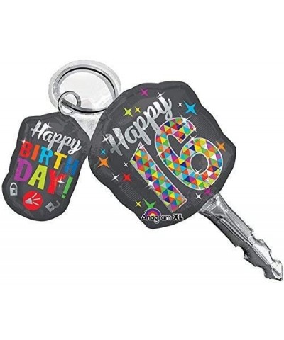 Sweet 16 Birthday Party Supplies Balloon Bouquet Car Keys and Sports Car Decorations - CB18QIXRE8T $12.77 Balloons