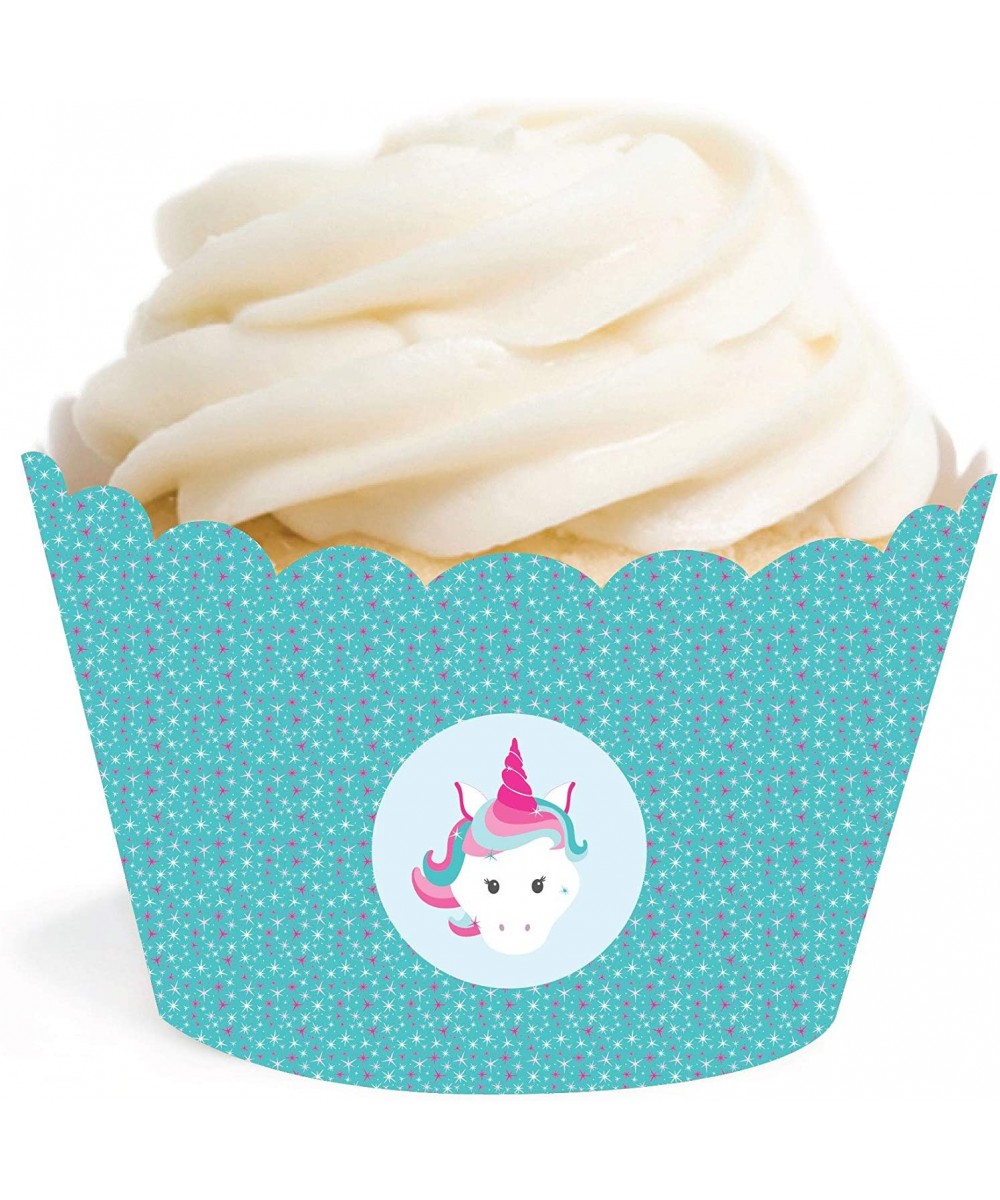 Rainbow Unicorn Birthday Party Collection- Cupcake Wrappers- 20-Pack - Cupcake Wrappers - C7186TZ6TUK $9.70 Favors