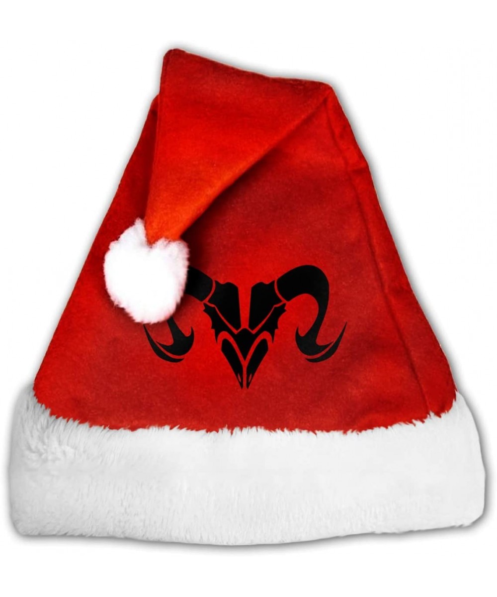 Zodiac Aries Zodiac Christmas Hat Classic Santa Hats for Women Men Kids Adults - Zodiac Aries Zodiac - CZ192ORARKW $12.40 Hats