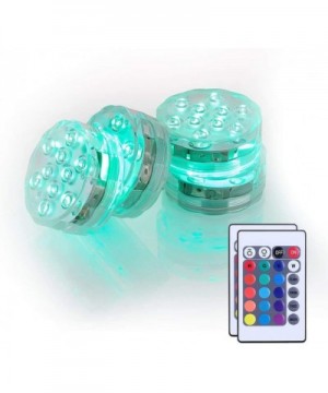 LED Light 3aaa Battery-Operated 7 cm RGB Multicoloured Waterproof LED Lights Coaster with Remote Control for Smoking Shisha H...