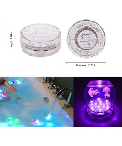 LED Light 3aaa Battery-Operated 7 cm RGB Multicoloured Waterproof LED Lights Coaster with Remote Control for Smoking Shisha H...