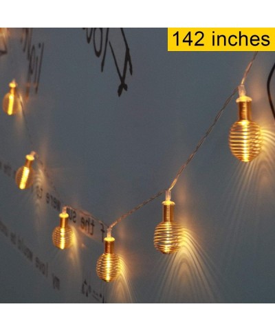 LED Globe String Lights- 10FT/20 Decorative Moroccan Orb- Bright Warm Light for Festival Christmas Halloween Party Wedding De...
