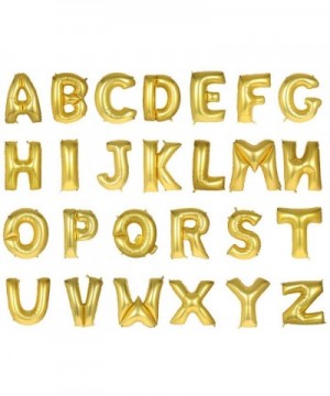 40 Inch Jumbo Gold Alphabet P Balloon Giant Prom Balloons Helium Foil Mylar Huge Letter Balloons A to Z for Birthday Party De...