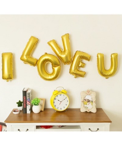 40 Inch Jumbo Gold Alphabet P Balloon Giant Prom Balloons Helium Foil Mylar Huge Letter Balloons A to Z for Birthday Party De...