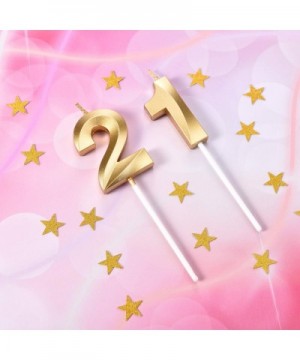 21st Birthday Candles Cake Numeral Candles Happy Birthday Cake Topper Decoration for Birthday Party Wedding Anniversary Celeb...