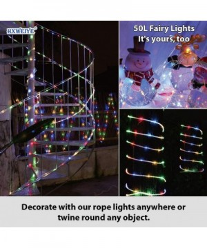 66ft LED Rope Lights Outdoor- Multicolor 200L LED Plugin Copper Wire Fairy Light Indoor with 32 Clips- Timer/Low Voltage/8 Mo...