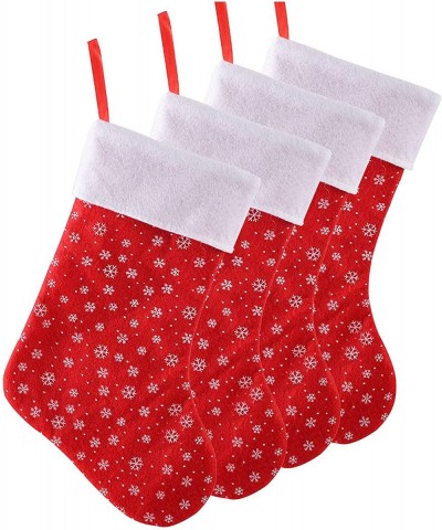 Pack of 4 15" Felt Christmas Stockings for Christmas Decorations - CR18KLUNO6Q $7.91 Stockings & Holders