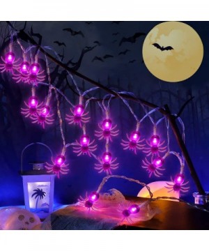 Halloween Spider String Lights- 4.5M 30LED Waterproof Fairy Lights with 2 Lighting Modes Battery Operated Decorative String L...