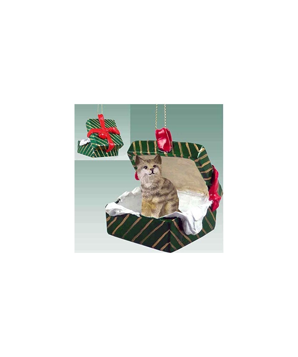 Bobcat Gift Box Christmas Ornament - DELIGHTFUL! - C211HBII9CR $13.81 Ornaments