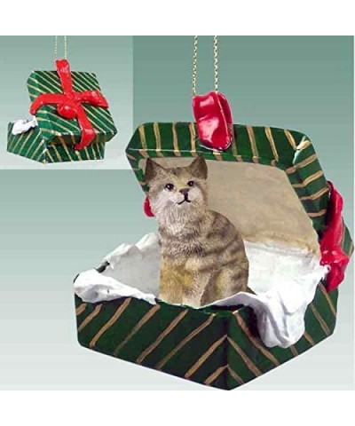 Bobcat Gift Box Christmas Ornament - DELIGHTFUL! - C211HBII9CR $13.81 Ornaments