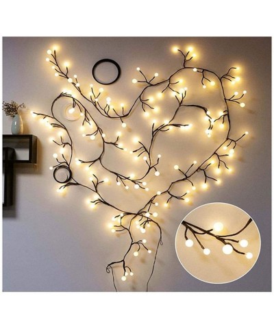 Globe String Lights- 72 Bulbs 8 Modes Plug-in Globe Decorative Bedroom Christmas Window Garden Wedding Birthday Party Warm Wh...