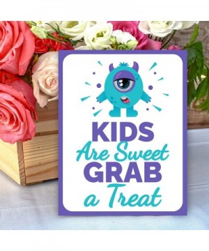 Little Monster Bash Birthday Party Table Decorations Signs - Centerpiece Decor Supplies 1st Birthday Boy or Girl - CZ19DQHD66...