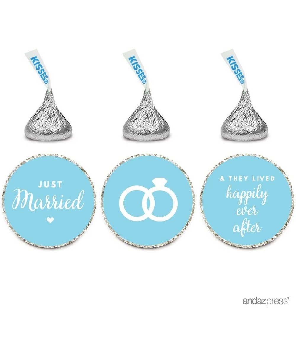 Chocolate Drop Labels Trio- Fits Hershey's Kisses- Wedding Just Married- Baby Blue- 216-Pack - Baby Blue - CK11VLV9CSF $11.95...