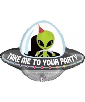 Space Alien Birthday Party Supplies Balloon Bouquet Decorations - CL18K7R4TEL $21.17 Balloons
