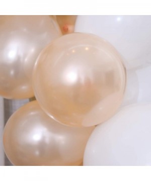 White Gold Balloon Garland Kit- 105Pcs 12Inch Balloon Garland Including Chrome Gold- White- Blush Pearl Confetti Balloons Dec...